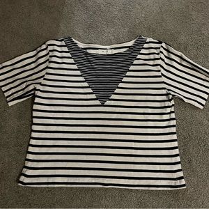 Might jeans 100% cotton striped shirt